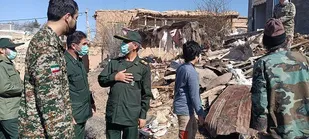بازدید فرمانده سپاه شهرستان از گروه جهادی روستای شیرآباد