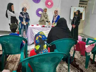 برپایی جشن میلاد حضرت زهرا (س) در پایگاه قدس