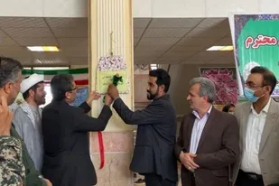 نواختن زنگ کتاب و کتابخوانی در مدارس زهک