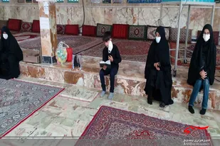 گلزار شهدا سرخه غبارروبی شد