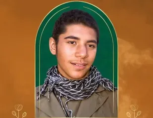 آیین وداع با پیکر مطهر شهید مسعود عزیزیان در دزفول