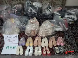 اهدای ۱۷۰ جفت کفش به نیازمندان