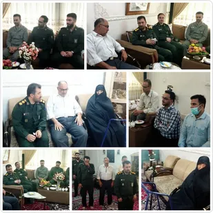 دیدار فرمانده سپاه پیشوا با خانواده شهید " حمیدرضا پیله کن" / گفتگوی اینترنتی مادر شهید با سردار ذوالقدر