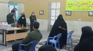 تکریم و معارفه فرماندهان پایگاه حوزه انصارالزینب زارچ