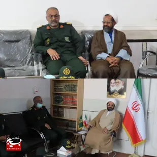 فرمانده تیپ عملیاتی حضرت علی اکبر علیه السلام سپاه سلمان استان با ائمه جمعه شهربنجار وشهرعلی اکبر دیدار کرد.