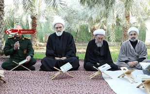 دیدار پایوران و بسیجیان با امام جمعه آبادان به مناسبت هفته بسیج