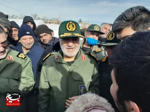 سردار سلامی برای بار دوم به خوی سفر کرد