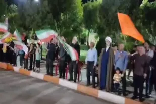 اجتماع پرشور شبانه مردمی در قهاوند
