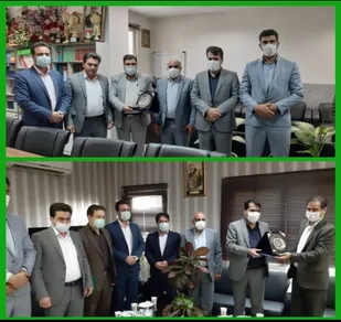 دیدار شهردار و ریاست و اعضای شورای شهر با مسئولین قضایی شهرستان