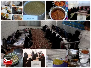 بانوان جهادگر لالی پای کار ماه رمضان