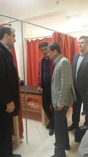 بازدید رئیس فدراسیون پزشکی ورزشی از مرکز در حال احداث فیزیوتراپی هیأت پزشکی شاهرود