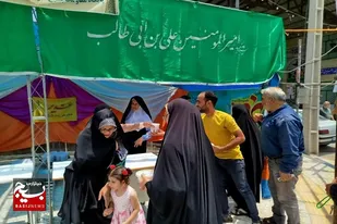 ایستگاه نقاشی غدیری در سرخه برگزار شد