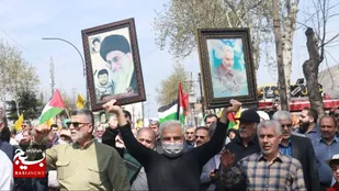 حضور حماسی مردم گیلان در راهپیمایی روز قدس