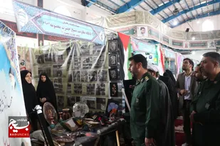 افتتاح نمایشگاه پایگاه&zwnj;های اسوه بسیج استان زنجان + تصویر