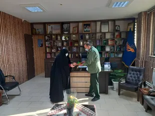 دیدار مسئولین بسیج دانش آموزی شاهرود با فرمانده و مسئول دفتر نمایندگی، ولی فقیه در سپاه ناحیه