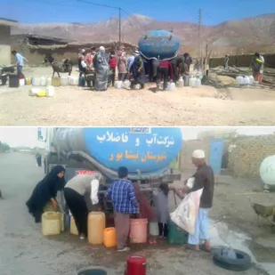 توزیع 3/5 میلیون  لیتر آب تانکری در روستاهای نیشابور