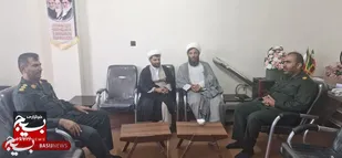 دیدار مسئول نمایندگی ناحیه لردگان با امام جمعه فلارد