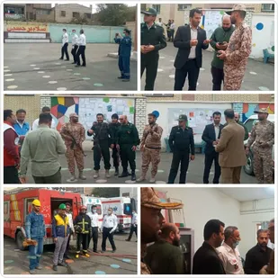 مانور پدافند غیر عامل در شهرستان پیشوا