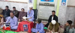 محفل انس با قرآن بسیجیان حوزه ثارالله سپاه &nbsp;شهرستان خاش