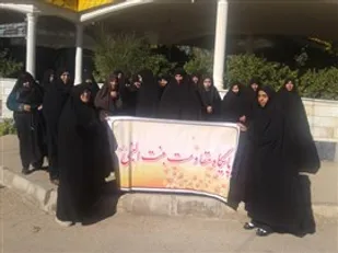 بازدید خواهران بسیجی شاهرود از سرای سالمندان