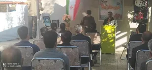 برگزاری یادواره شهداء خانگی در بافت