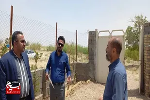 بازدید رئیس حوزه قضایی شهرستان سرخه از ساخت و سازهای غیرمجاز