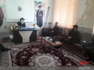 دیدار پرسنل گردان پنجم با امام جمعه کهک