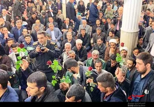وداع با شهيد مدافع امنیت حسن دلاور