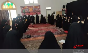 سوگواری شهادت حضرت زهرا(س) در پایگاه حضرت زینب(س) برگزار شد