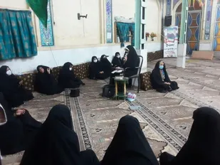 ویژه برنامه عید غدیر در پایگاه حضرت مریم میبد