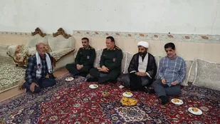 دیدار  نصرالله غلامپور رزمنده هشت سال دفاع مقدس در دلوار