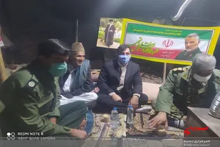 فرمانده سپاه شهرستان زاهدان از خیمه حوزه مالک اشتر پایگاه شهید شوشتری بازدید کرد