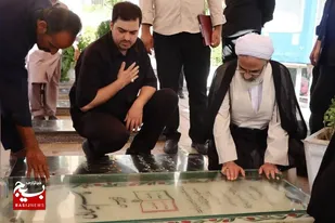 پیمان دوباره با علمدار جبهه مقاومت؛ حضور نماینده ولی&zwnj;فقیه در سپاه بر سر مزار حاج قاسم و شهدای گلزار پایتخت مقاومت جهان اسلام