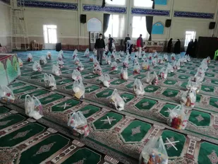 پهلوان منشی ورزشکاران بسیجی قزوین ادامه دارد/توزیع ۱۰۰ بسته معیشتی در قزوین