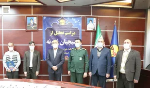 تجلیل از بسیجیان نمونه شرکت توزیع نیروی برق استان سمنان