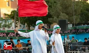 اجرای نمایش میدانی "کودکان عاشورا" در کربلا معلی