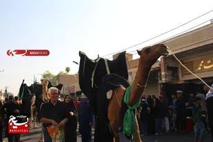 بازسازی بازگشت کاروان اسرای دشت نینوا از شام به کربلا در شوش