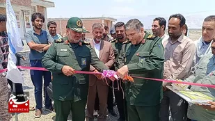 افتتاح طرح آبرسانی ۱۵ روستای شهرستان کهنوج
