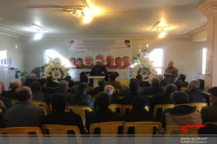 مراسم بزرگداشت شهید &laquo;سلیمانی&raquo; در کارخانه آرد زرین اسدآباد