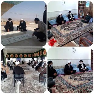 حضور مسئول دفتر نمایندگی ولی فقیه در سپاه ولی عصر(عج)در اندیکا
