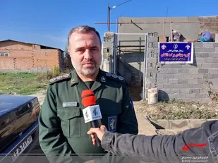 افتتاح ۴ خانه محروم توسط بسیج سازندگی نکا