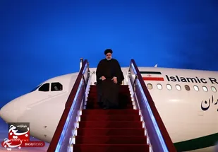 رئیسی وارد الجزیره شد