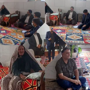 دیدار با خانواده شهید حسین رحمانی دهنوی