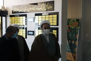 حضور آیت&zwnj;الله محامی در اداره کل فرهنگ و ارشاد اسلامی استان