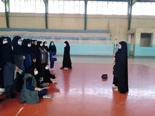 استعدادیابی، رکورد گیری و مسابقه در بین دختران دانش&zwnj;آموز بسیجی در رشته تیراندازی