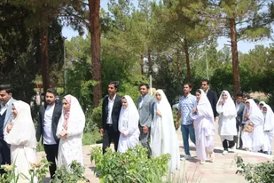 برگزاری جشن ازدواج دانشجویی ٢۵ زوج دانشجوی دانشگاه پیام نور اردکان