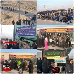 مراسم پیاده روی جاماندگان اربعین حسینی(ع) در شهرستان اندیکا