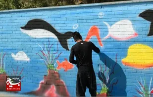 مرمت و زیباسازی ۲۵ واحد آموزشی در سمیرم توسط دانشجویان جهادگر