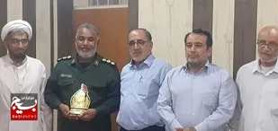 تجلیل مسئولین موکب شهید سلیمانی از فرماندهی سپاه ناحیه رودان
