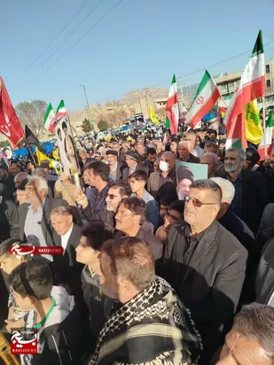 خروش مردم ماسور و جنوب شهر در حمایت از نیروهای مسلح